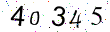 Type the numbers 